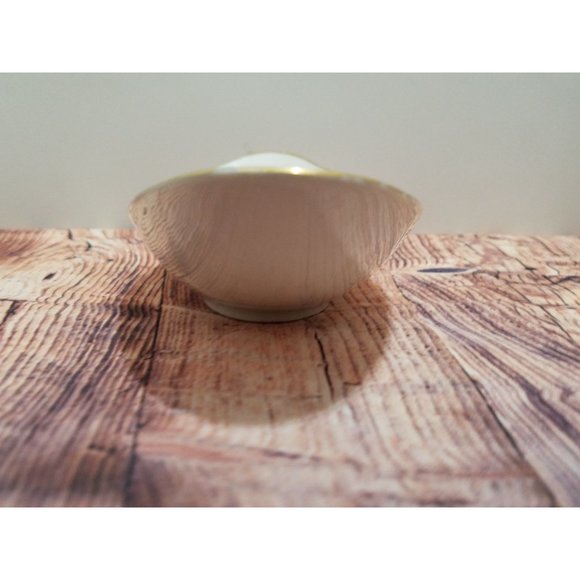 Vintage JKW Decor Carlsbad Bavaria Small Oval Dish Gold Trim Couple White - Picture 5 of 8